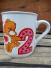 画像1: ct-120710-03 Care Bears / 80's Ceramic Mug "Tender Heart Bear" (1)
