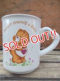 ct-120710-04 Care Bears / 80's Ceramic Mug "Tender Heart Bear"