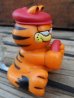 画像2: ct-130319-61 Garfield / 80's PVC sucker "Driving" (2)