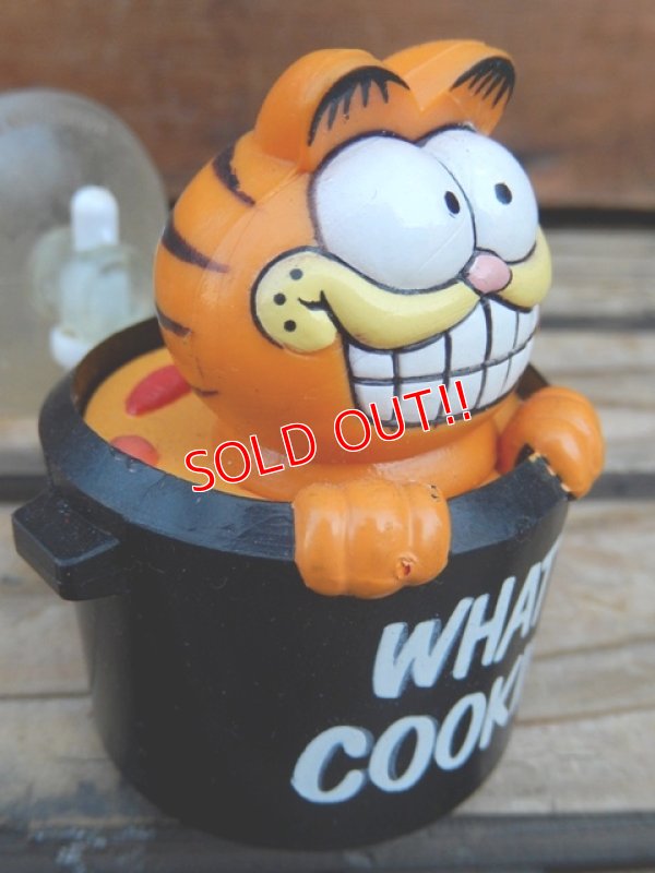 画像4: ct-130319-60 Garfield / 80's PVC sucker "WHAT'S COOKIN?"