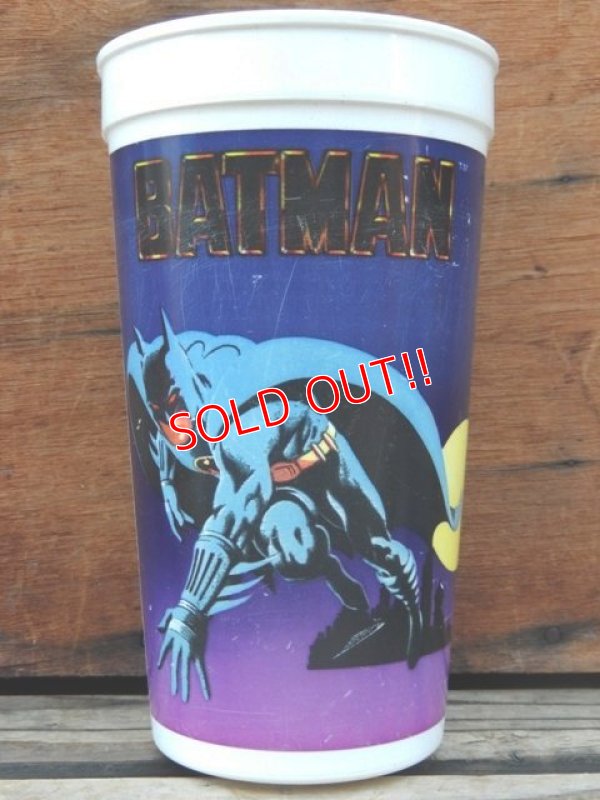 画像1: ct-131122-28 BATMAN × BATBOBILE / 1989 Plastic Cup