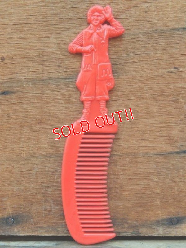 画像1: ct-131122-23 McDonald's / Ronald McDonald 80's Comb (Red)