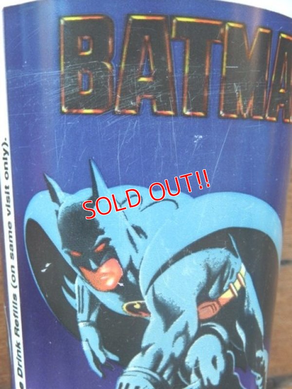 画像3: ct-131122-28 BATMAN × BATBOBILE / 1989 Plastic Cup