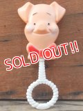 ct-101124-75 Piglet / Sears 70's Baby Rattle