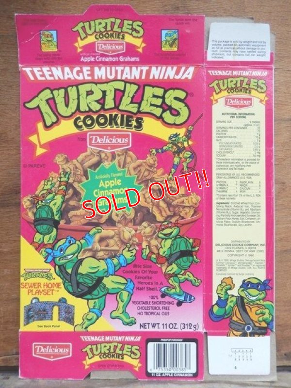 画像1: ad-507-03 Teenage Mutant Ninja Turtles / 90's Cookie Box