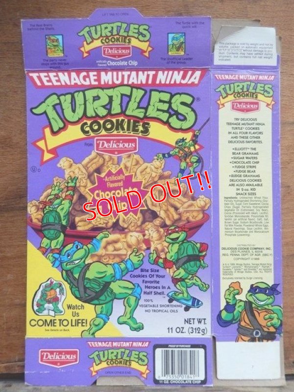 画像1: ad-507-02 Teenage Mutant Ninja Turtles / 80's Cookie Box