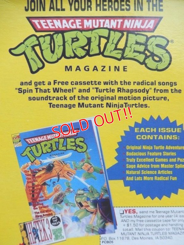 画像5: ad-507-01 Teenage Mutant Ninja Turtles / 90's Cookie Box