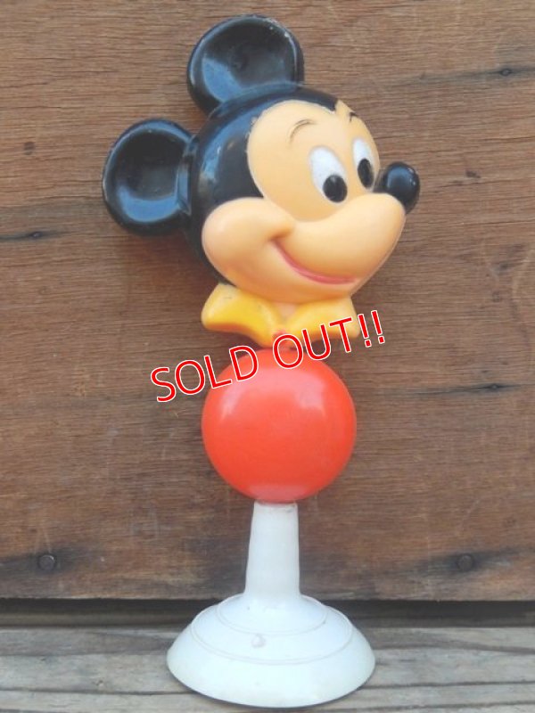 画像1: ct-131121-42 Mickey Mouse / Danara 70's Baby Rattle