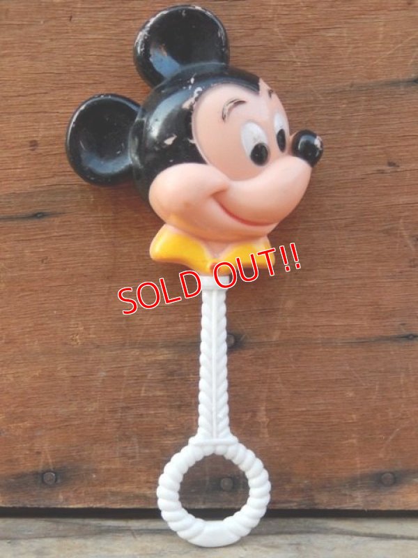 画像1: ct-110713-04 Mickey Mouse / Danara 70's Baby Rattle