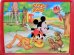 画像2: ct-131121-10 Mickey Mouse & Pluto / Aladdin 90's Plastic Lunchbox (2)