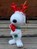 画像1: ct-131122-95 Snoopy / Whitman's 90's PVC Ornament "Reindeer " (1)