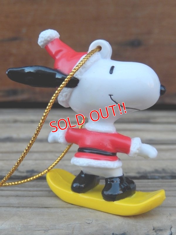 画像2: ct-131122-94 Snoopy / Whitman's 2000's PVC Ornament "Snowboard "