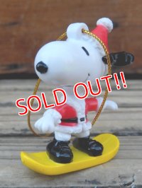 ct-131122-94 Snoopy / Whitman's 2000's PVC Ornament "Snowboard "