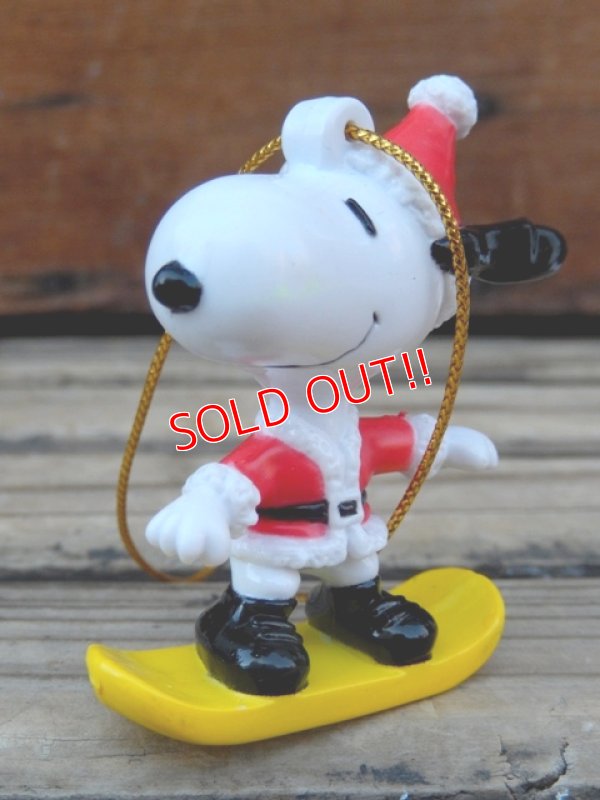 画像1: ct-131122-94 Snoopy / Whitman's 2000's PVC Ornament "Snowboard "