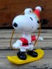 画像1: ct-131122-94 Snoopy / Whitman's 2000's PVC Ornament "Snowboard " (1)