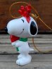 画像2: ct-131122-95 Snoopy / Whitman's 90's PVC Ornament "Reindeer " (2)