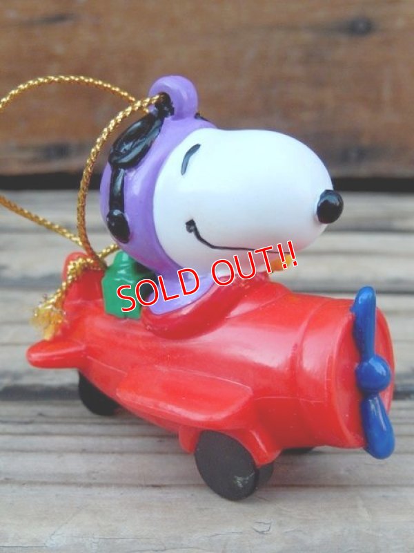 画像2: ct-131122-96 Snoopy / Whitman's 90's PVC Ornament "Flying Ace"