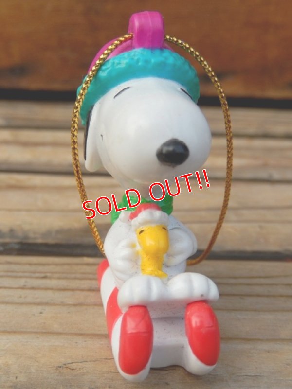 画像3: ct-131122-93 Snoopy / Whitman's 2000's PVC Ornament "Snowflyer "