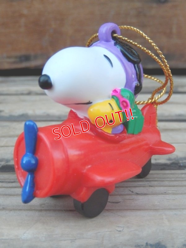 画像1: ct-131122-96 Snoopy / Whitman's 90's PVC Ornament "Flying Ace"
