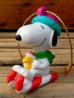 画像1: ct-131122-93 Snoopy / Whitman's 2000's PVC Ornament "Snowflyer " (1)