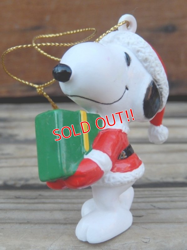 画像1: ct-131122-99 Snoopy / Whitman's 90's PVC Ornament "Santa"