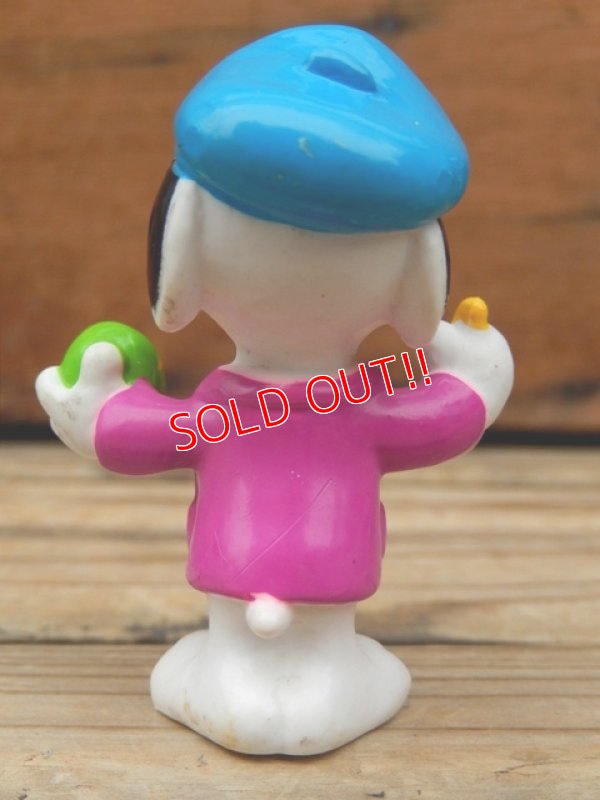 画像4: ct-131122-86 Snoopy / Whitman's 1998 PVC "Egg Painter (Green Egg)"