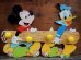 画像1: ct-131201-06 Mickey Mouse & Donald Duck 80's Wall Hanger (1)