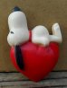 画像1: ct-131201-37 Snoopy / 70's Magnet "Heart" (1)