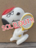 ct-131201-32 Snoopy / 70's Magnet "Tennis"