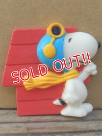 ct-131201-34 Snoopy / 70's Magnet "Flying Ace"