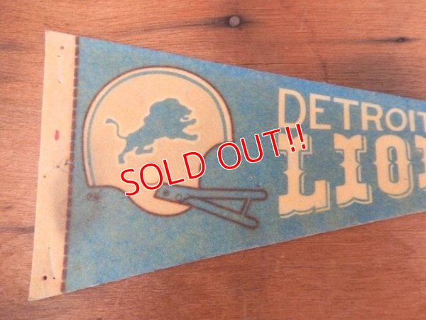 画像2: dp-722-14 NFL 70's mini Pennant "Detroit Lions"