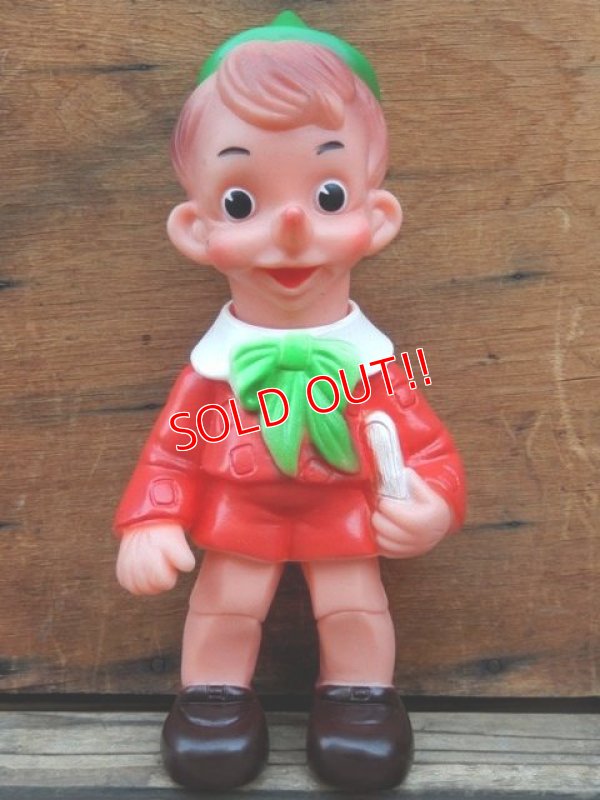 画像1: ct-131202-09 Pinocchio / Ledraplastic Rubber doll (M)