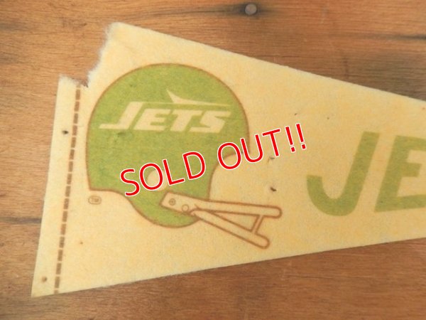 画像2: dp-722-13 NFL 70's mini Pennant "New York Jets"