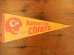 画像1: dp-722-11 NFL 70's mini Pennant "Kansas City Chiefs" (1)