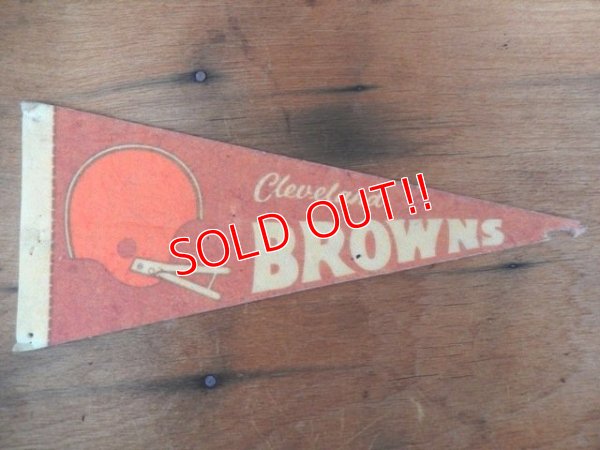 画像1: dp-722-09 NFL 70's mini Pennant "Cleveland Browns"