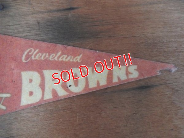 画像3: dp-722-09 NFL 70's mini Pennant "Cleveland Browns"