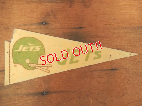 画像1: dp-722-13 NFL 70's mini Pennant "New York Jets"