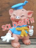 ct-131202-14 Three Little Pigs / Ledraplastic 60's Rubber doll (B)