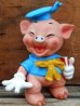 画像1: ct-131202-14 Three Little Pigs / Ledraplastic 60's Rubber doll (B) (1)