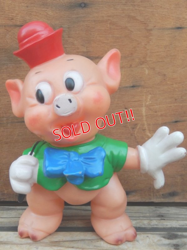 画像1: ct-131202-13 Three Little Pigs / Ledraplastic 60's Rubber doll (A)