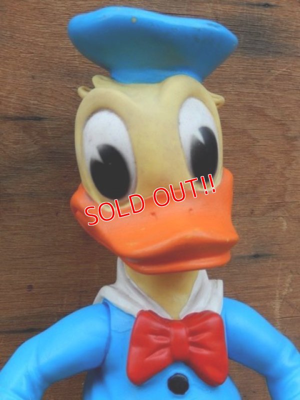 画像2: ct-131202-03 Donald Duck / Ledraplastic 60's Rubber Doll (Black Button)