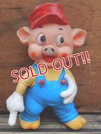 ct-131202-15 Three Little Pigs / Ledraplastic 60's Rubber doll (C)