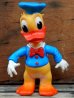 画像1: ct-131202-04 Donald Duck / Ledraplastic 60's Rubber Doll (Red Button) (1)