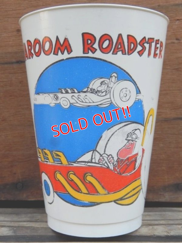 画像1: ct-131211-13 Wacky Races / 7 ELEVEN 70's Plastic Cup "Varoom Roadster"