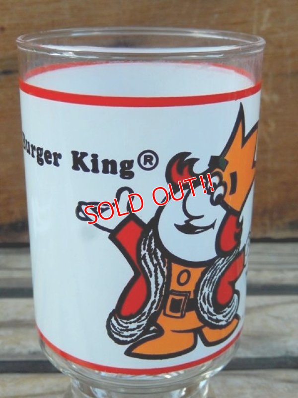 画像2: gs-131211-06 BURGER KING / 80's The King Glass