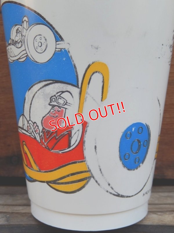 画像2: ct-131211-13 Wacky Races / 7 ELEVEN 70's Plastic Cup "Varoom Roadster"