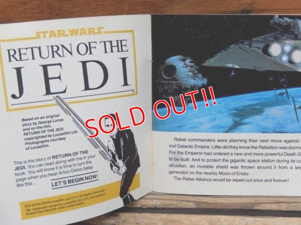画像2: ct-131210-09 STAR WARS / Return of the Jedi Book and Record