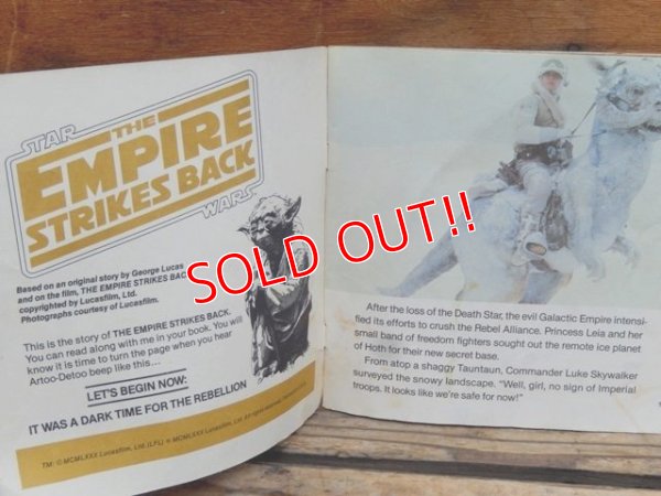 画像2: ct-131210-08 STAR WARS / The Empire Strikes Back Book and Record