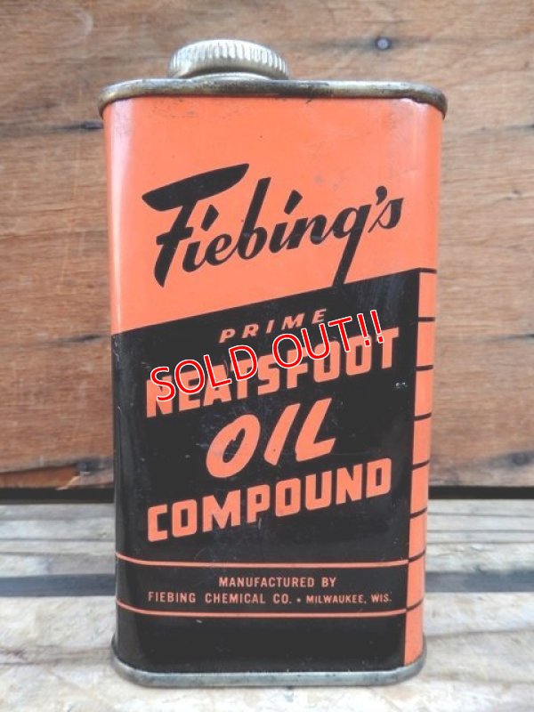 画像1: dp-131201-13 Fiebing's / 60's Neatsfoot Oil Compound Can