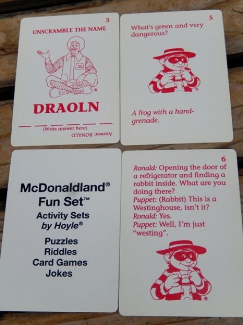 他の写真2: ct-131122-22 McDonald's / 1992 Concentrarion Card Game